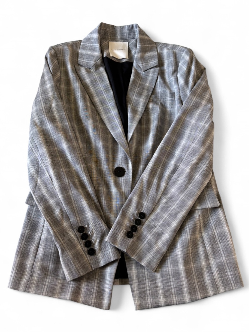 Elie Tahari Plaid Blazer - Picture 2 of 8
